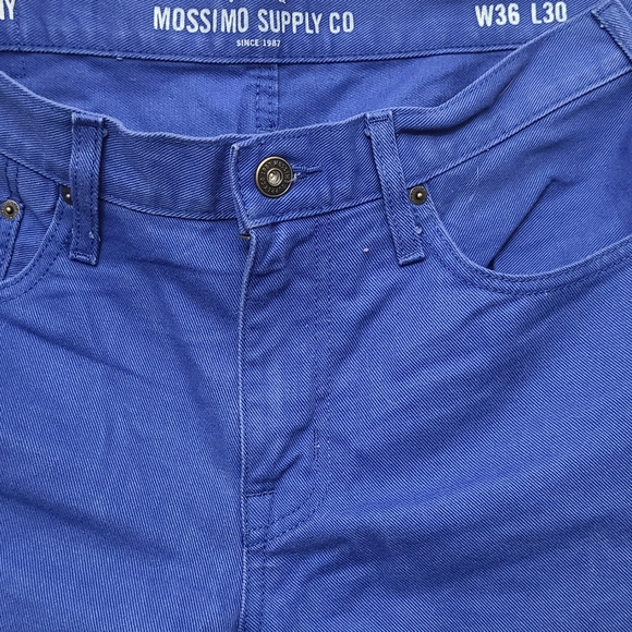 Massimo Supply Co Royal Blue Skinny Jeans W36 L30 - Picture 10 of 13